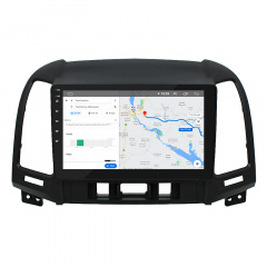 Штатная магнитола Lesko для Hyundai Santa Fe (2009-2012гг.) 9" 2+32Gb Wi-Fi Optima GPS Android Киев