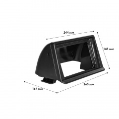 Переходная рамка Lesko 9" Mitsubishi Pajero 1991-2004 (10849-59357) Бородянка