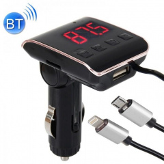 Автомобильный FM модулятор трансмиттер HZ H22BT Black (av099-hbr) Запоріжжя