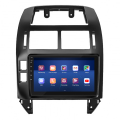 Штатная магнитола Lesko Volkswagen Polo IV 2001-2005 9" 4/64Gb/ 4G/ Wi-Fi/ CarPlay GPS Premium (9931-41858) Лубни