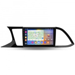Штатная магнитола Lesko 9" SEAT Leon III Рестайлинг 2016-2020 4/64Gb CarPlay 4G Wi-Fi GPS Prime (9584-48086) Боярка