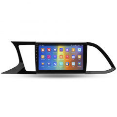 Штатная магнитола Lesko 9" SEAT Leon III Рестайлинг 2016-2020 4/64Gb CarPlay 4G Wi-Fi GPS Prime (9584-48086) Боярка