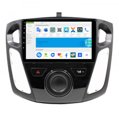 Штатная магнитола Lesko Ford Focus 3 (2011-2019гг.) 9" 2+32Gb Wi-Fi Optima GPS Android Київ