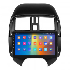 Штатная магнитола Lesko 9" Nissan Latio I N17 Рестайлинг 2014-2016 4/64Gb CarPlay 4G Wi-Fi GPS Prime (9534-47912) Городок