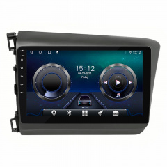 Штатная автомобильная магнитола Lesko 9" Honda Civic (2012-2015 гг) 4+32GB 4G+CarPlay Premium Киев