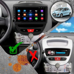 Штатная магнитола Lesko Citroen C1 I Рестайлинг 2 2012-2014 10 1/16Gb Optima (9418-35012) Київ