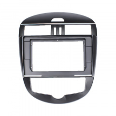 Переходная рамка Lesko 10.1" Nissan Tiida C12 2011-2016 Auto AC Серый (9333-37899) Павлоград