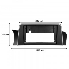Переходная рамка Lesko 9" BMW X3 F25 2010-2017 (10657-57377) Весёлое