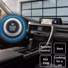 Система запуска двигателя кнопка Smart System START-STOP универсальная с подсветкой и режимом старта на холодную Ізюм