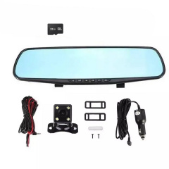 Автомобильный видеорегистратор зеркало BaсkView DVR L711 Full HD с фронтальной и камерой заднего вида + Карта памяти 32Гб Київ