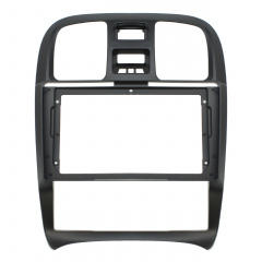 Переходная рамка Lesko 9" Hyundai Sonata 2001-2012 Black (7051) Днепр