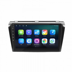 Штатная магнитола Lesko для Mazda 3 I (BK) Рестайлинг 2006-2009 9" 4/32Gb/ 4G/ Wi-Fi/ CarPlay GPS Premium Киев