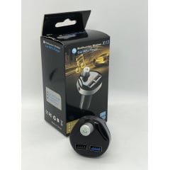 Автомобильный трансмиттер Bluetooth FM-модулятор Car X13s Черный с серебристым Миколаїв