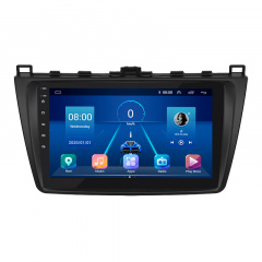 Штатная магнитола Lesko 9" Mazda 6 II GH Рестайлинг 2009-2013 6/128Gb 4G Wi-Fi GPS Top (7748-43680) Ромны