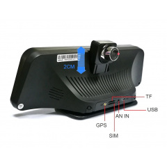 Видеорегистратор на торпеду RIAS DVR E98 10" IPS 4G GPS с двумя камерами 2/32 Gb Android 8.1 Black (3_01143) Гуляйполе