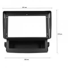 Переходная рамка Lesko 9" Subaru Forester 2018-2021 Impreza 2017-2020 (11342-66119) Лозова