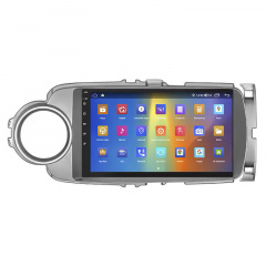 Штатная магнитола Lesko Toyota Yaris III 2010-2014 IPS 9" 4/64Gb CarPlay 4G Wi-Fi GPS Prime (10637-55129) Гайсин