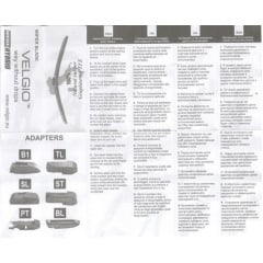 Дворники стеклоочистителя BMW X3 [E83] 2004-2010 Velgio GIBRID 550+500 мм Кам'янка-Дніпровська