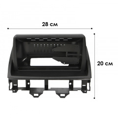 Переходная рамка 9 Lesko для авто Mazda 6 2002-2007 (7312) Доманівка