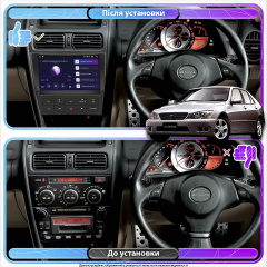 Штатная магнитола Lesko для Toyota Altezza 1998-2005 экран 9 1/16Gb Base Измаил