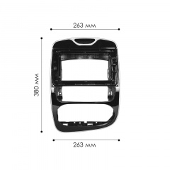 Переходная рамка Lesko 10.1" Renault Clio 2016-2019 (11156-59362) Березнеговатое