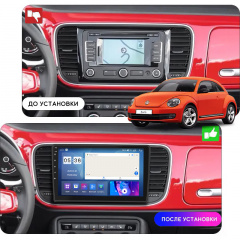 Штатная магнитола Lesko 10" Volkswagen Beetle II A5 2011-2019 1/16Gb/ Wi-Fi Optima Нововолинськ
