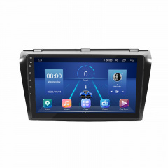 Штатная магнитола Lesko 9" Mazda 3 I BK Рестайлинг 2006-2009 6/128Gb 4G Wi-Fi GPS Top (4001-43675) Самбор