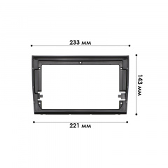 Переходная рамка Lesko 9" Fiat Bravo 2006-2016 (10095-43079) Конотоп