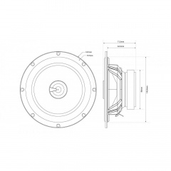Коаксиальная акустика MTX TX265C Вінниця
