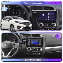 Штатная магнитола Lesko 9" Honda Jazz III 2014-2017 6/128Gb 4G Wi-Fi GPS Top Киев