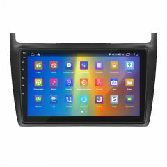 Штатная магнитола Lesko 9" Volkswagen Polo V 2009-2015 4/64Gb CarPlay 4G Wi-Fi GPS Prime (5460-48313) Кременець
