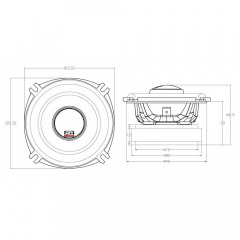 Коаксиальная акустика MTX TX640C Васильевка