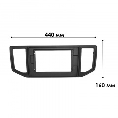 Переходная рамка 10.1" Lesko Volkswagen Crafter 2016-2021 г.г (7209) Фольцваген Акимовка