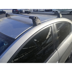Автобагажник на крышу Turtle AIR 3 Land Rover Discovery IV 2009-2016 Серый Тернополь