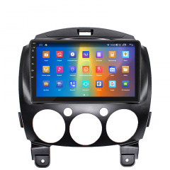 Штатная магнитола Lesko 9" Mazda 2 II DE 2007-2010 4/64Gb CarPlay 4G Wi-Fi GPS Prime (9573-47768) Киев