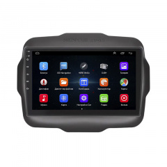 Штатная магнитола Lesko Jeep Renegade I Рестайлинг 2018-н.в. 9" 1/16Gb Wi-Fi GPS Base (10255-54876) Кропива