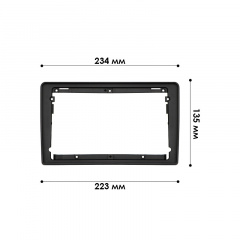 Переходная рамка Lesko 9" Lada Granta 2013-2017 (10173-43531) Энергодар