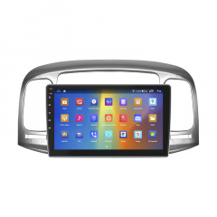 Штатная магнитола Lesko Hyundai Accent III 2006-2011 9" 4/64Gb CarPlay 4G Wi-Fi GPS Prime (10472-51760) Киев
