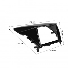 Переходная рамка Lesko 9" Mitsubishi Eclipse Cross 2019+ (10818-59354) Чорноморськ