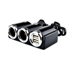 Разветвитель прикуривателя в автомобиль 2 USB 12V-24V Olesson 1502 Косов