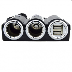 Разветвитель прикуривателя в автомобиль 2 USB 12V-24V Olesson 1502 Косов