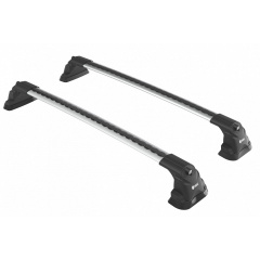 Автобагажник на крышу Turtle AIR3 Premium для BMW 1-series E81 2007-2011 Серый Оріхів