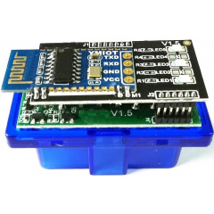 Автосканер Xiamen ELM327 v1.5 с чипом Pic18F25K80 полная версия диагностический адаптер OBD 2 Bluetooth (АВ050700) Изюм