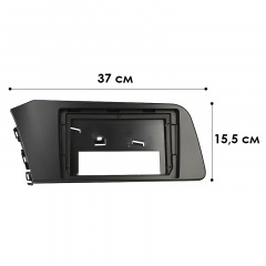 Переходная рамка Lesko 9" для авто Hyundai Elantra 2021+ (11678-69402) Курень