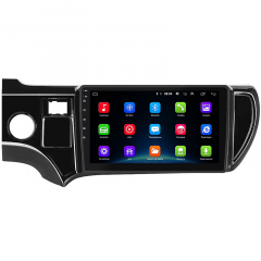 Штатная магнитола Lesko Toyota Aqua I Рестайлинг 2 2017-2021 9" 2/32Gb Wi-Fi GPS Basе (10876-59648) Акимовка