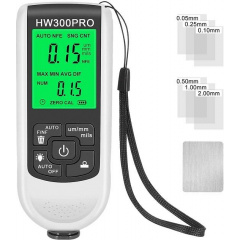 Толщиномер краски цифровой Icar HW-300 Pro 0 - 2000 мкм Fe и Nfe Белый (RE050737) Кропива
