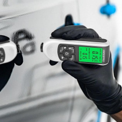 Толщиномер краски цифровой Icar HW-300 Pro 0 - 2000 мкм Fe и Nfe Белый (RE050737) Кропива