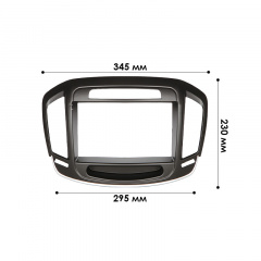 Переходная рамка Lesko 9" Opel Insignia 2013-2018 Buick Regal 2013-2018 (11215-63389) Рівне