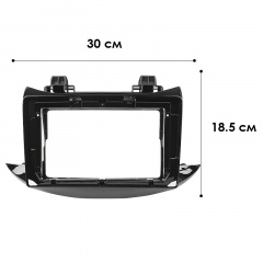 Переходная рамка 9 Lesko Chevrolet Tracker 3 2013-2020 (3181) Славута