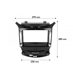 Переходная рамка Lesko 9" Chevrolet Cruze 2009-2018 (11219-63372) Надвірна